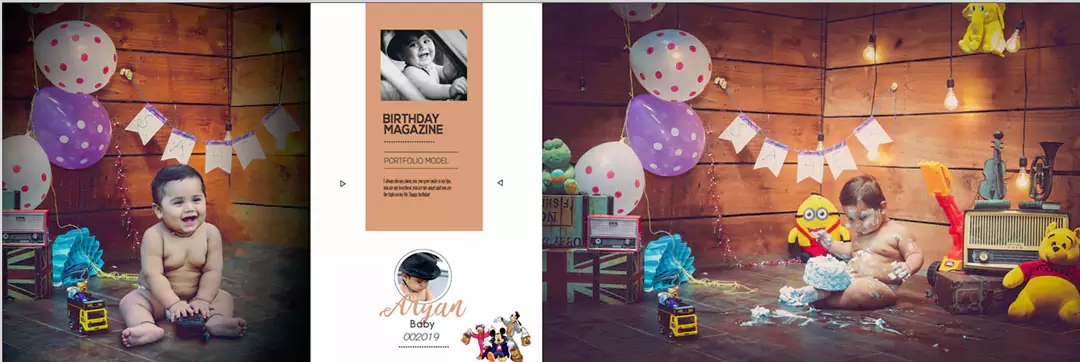 Birthday Album 12 x 36 Designs ideas